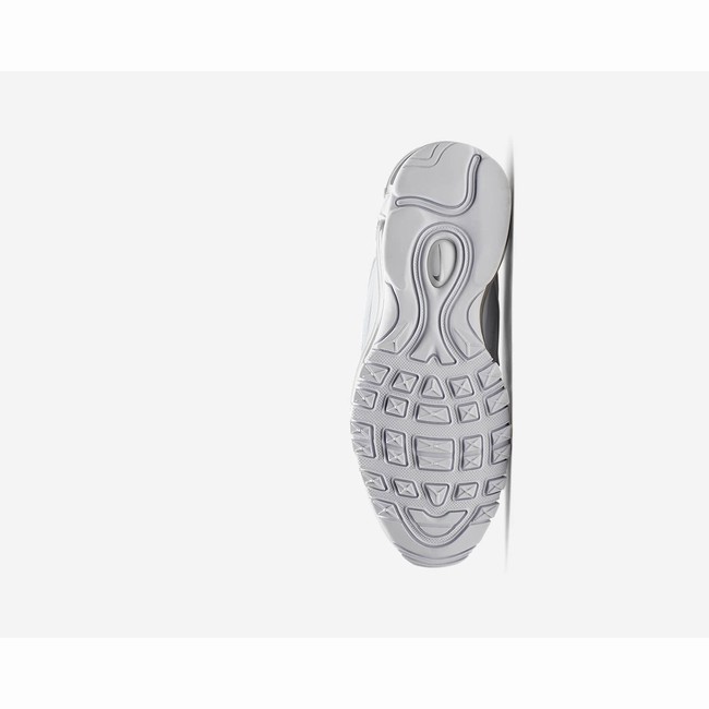 Trampki Nike Air Max 97 Dziewczynka Białe Metal Srebrne Białe | Polska-65843