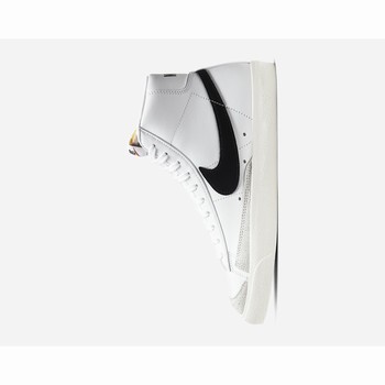 Buty Codzienne Nike Blazer Mid '77 Vintage Damskie Białe Koralowe Czarne | Polska-44335