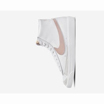 Buty Codzienne Nike Blazer Mid '77 Vintage Damskie Białe Koralowe Białe Różowe | Polska-97135