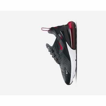 Trampki Nike Air Max 270 Dziewczynka Szare Czarne Białe Czerwone | Polska-23079